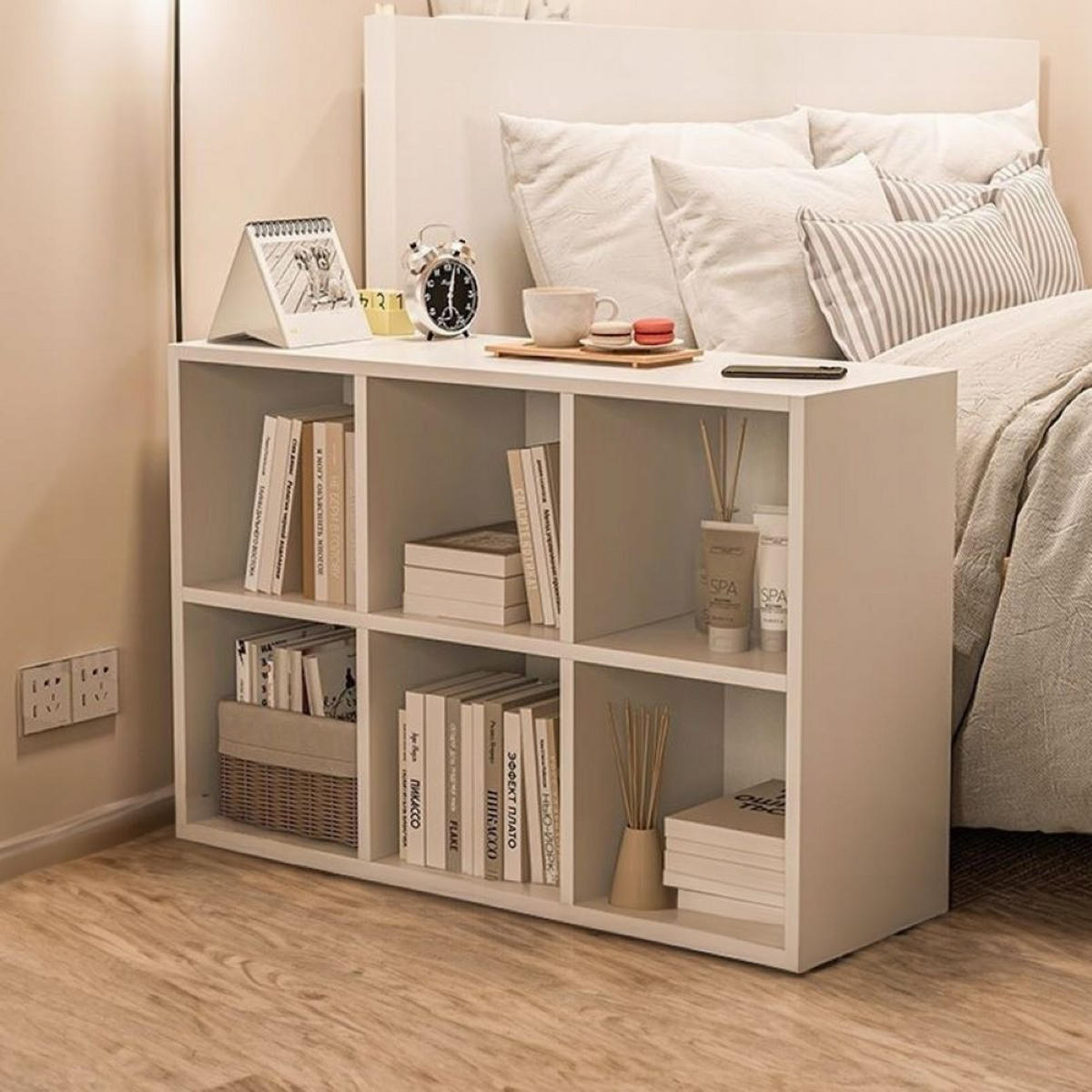 BÜCHERREGAL, weiß 90/60/30 cm - Weiß, Holzwerkstoff (90/60/30cm) - Rexo