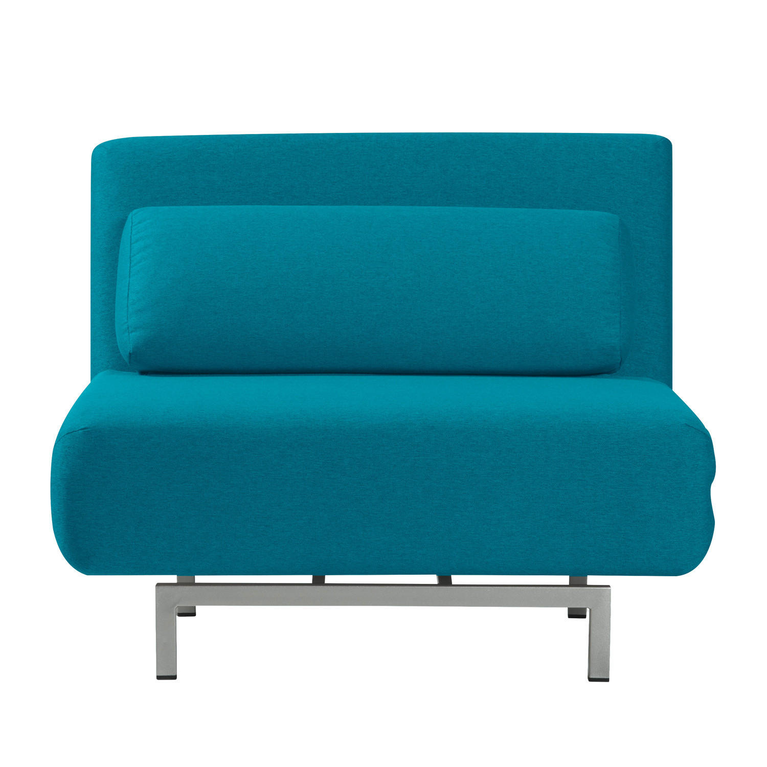 SCHLAFSESSEL - Türkis/Silberfarben, Textil (92/78/85cm) - home24