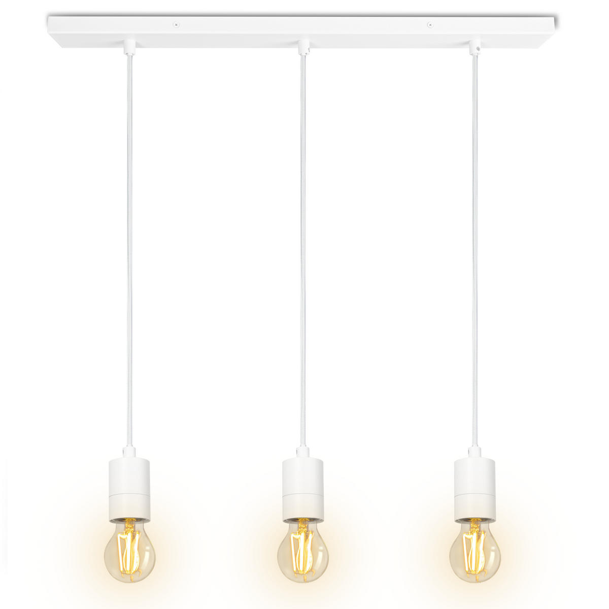 PENDELLEUCHTE Hugo Sq S - Weiß, Metall (4.4/4.4/6.5cm) - Paco Home