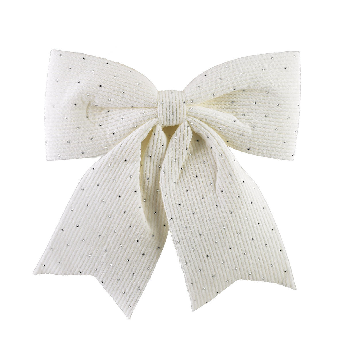 SCHLEIFE Santa Lila Weiß 24x24x28 cm Kunststoff - Weiß, Kunststoff (24/28/24cm) - Mondex