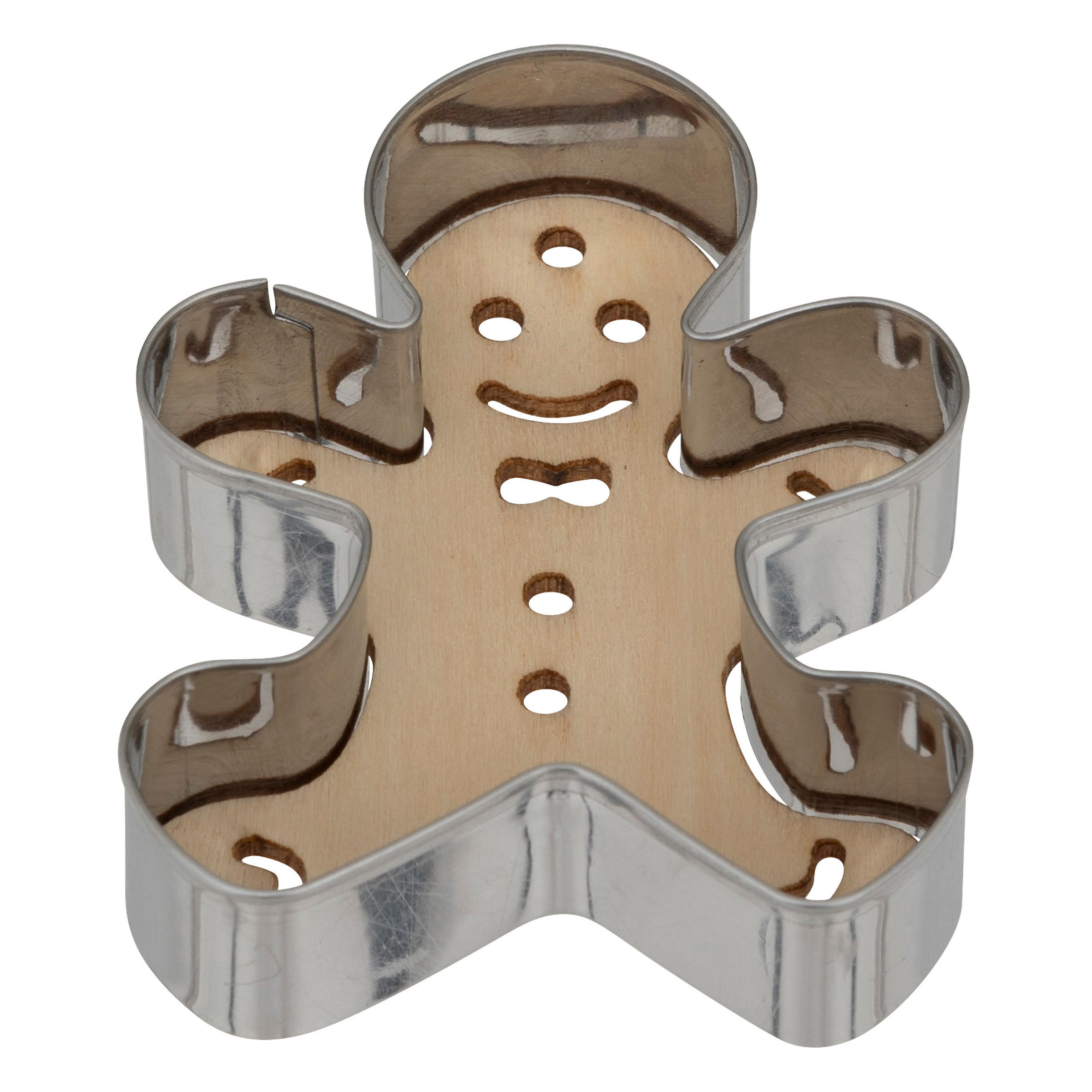 AUSSTECHFÖRMEN 3er-Set Weihnachten - Silberfarben, Metall (6.3/2/7.8cm) - 5five Simply Smart