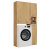 WASCHMASCHINENUMBAUSCHRANK Badezimmer-Schrank-Set Artisan 96/180/30 - Eiche Artisan, Holzwerkstoff (96/180/30cm) - RAUMHIRSCH FURNITURE
