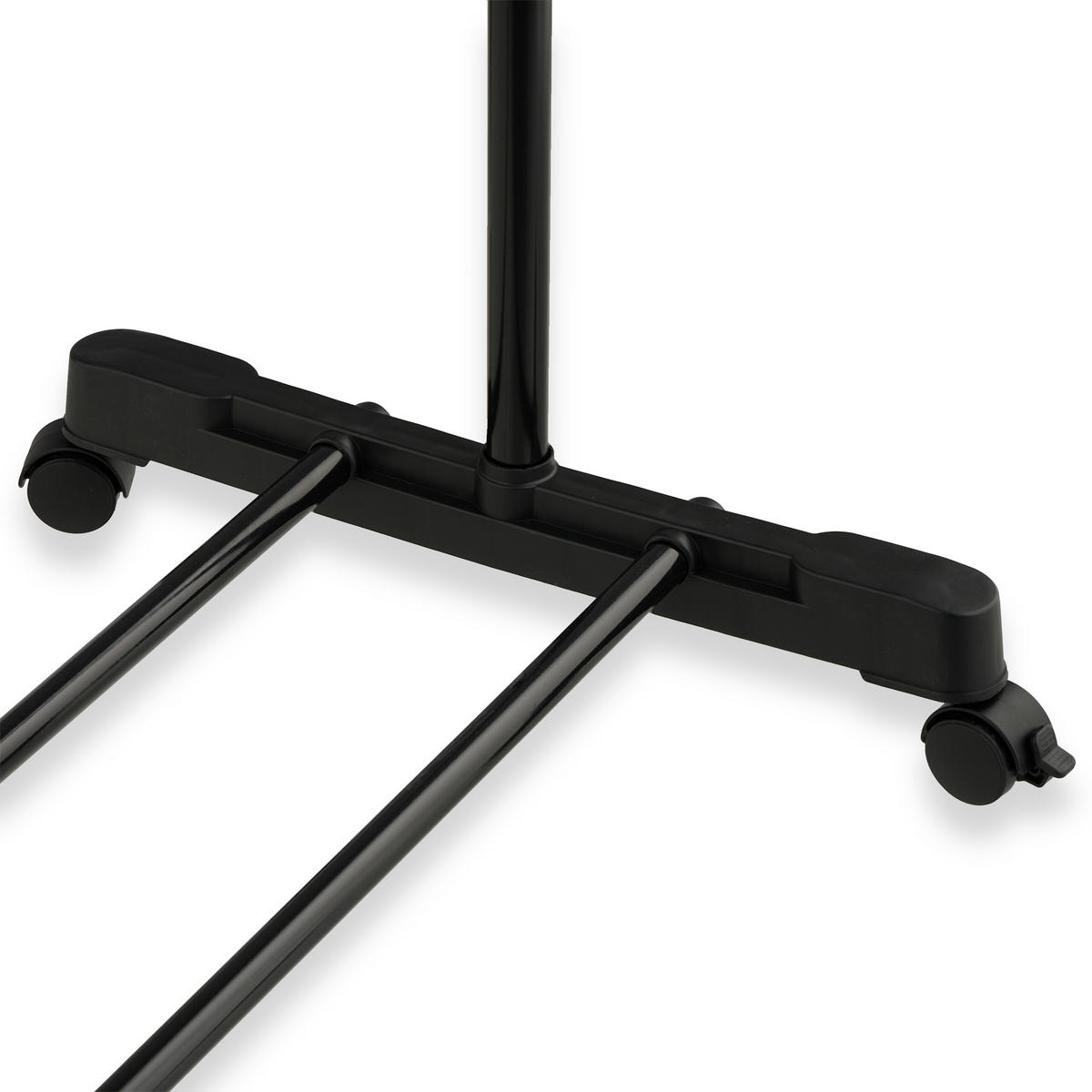 KLEIDERSTÄNDER - Schwarz, Kunststoff/Metall (75.5/161/42.5cm) - Relaxdays