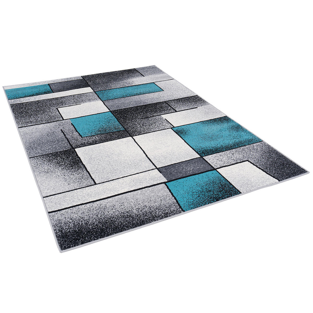DESIGNER TEPPICH BRILLIANT FANTASY - Türkis, Textil (140/200cm) - Pergamon
