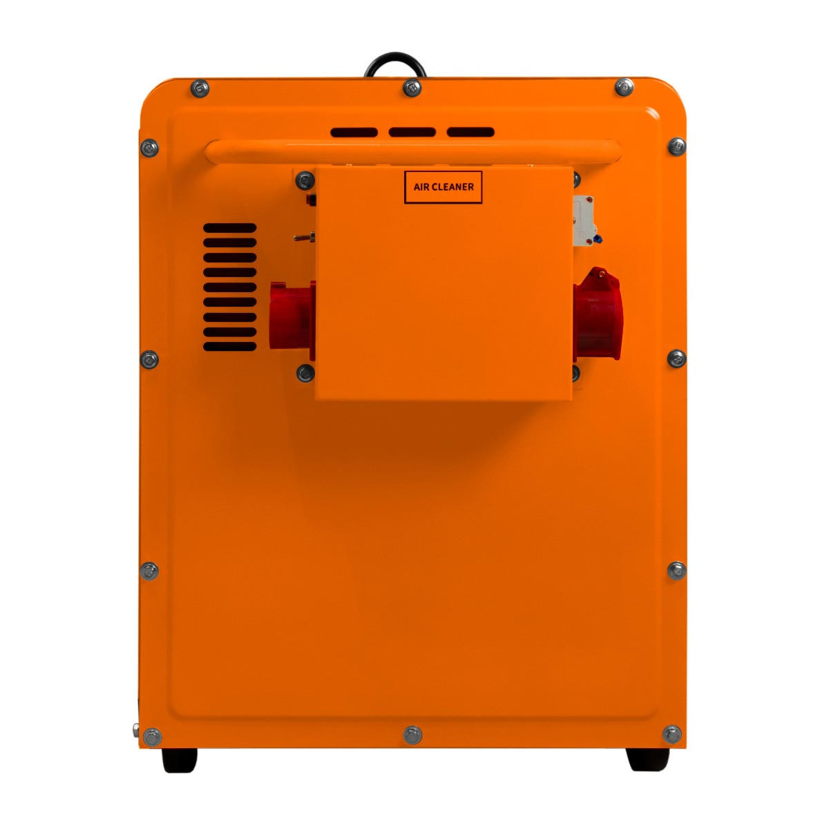 DIESEL-GENERATOR Stromerzeuger Dreiphasig 400 V, Geräuschlos - Orange, Metall (53/92/1cm)
