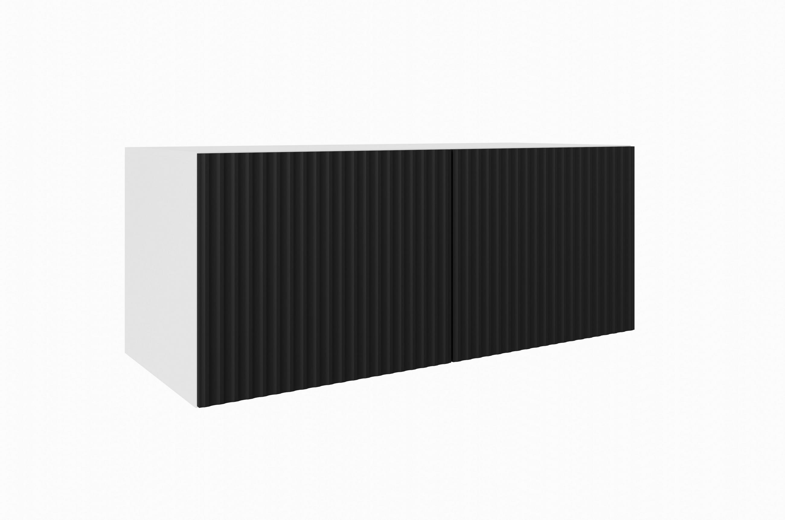 TV-SCHRANK NOE - Schwarz/Weiß, Holzwerkstoff (100/41/40cm) - Meblini