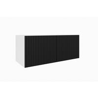TV-SCHRANK NOE - Schwarz/Weiß, Holzwerkstoff (100/41/40cm) - Meblini