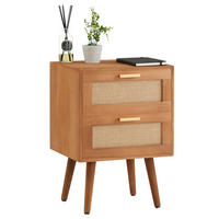 NACHTTISCH WAMAN - Braun, Holz (40/57/36cm) - CARO-Möbel