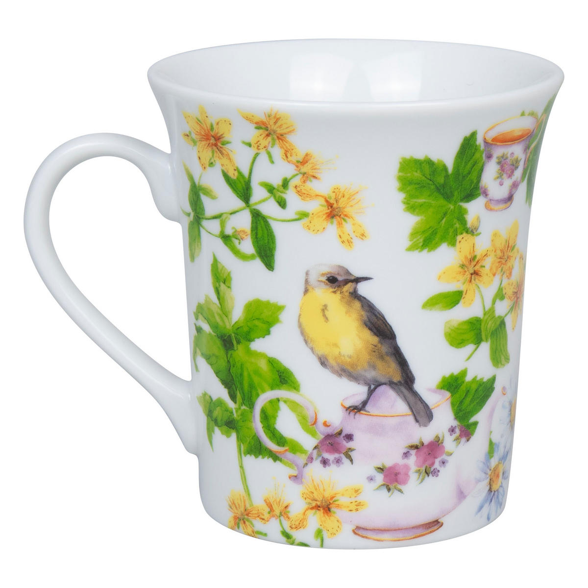 KAFFEEBECHER Tea Birds - Naturfarben, Keramik (0.41L) - Könitz