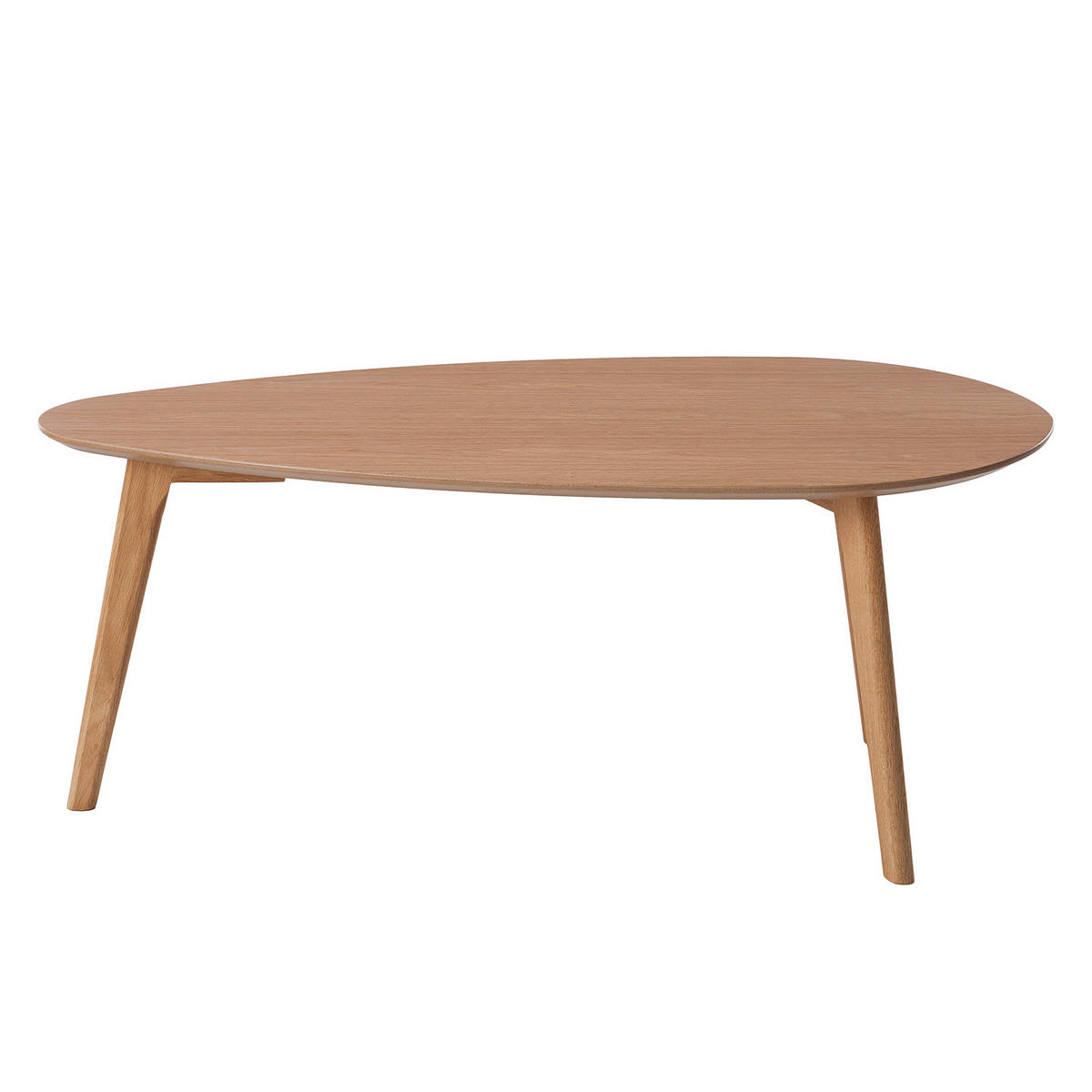 COUCHTISCH-SET - Eiche teilmassiv, 2-teilig - Eichefarben, Holzwerkstoff (50/100/40cm) - home24