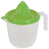 ZITRONENPRESSE mit großem Behälter 600 ml 16,5/11,5/15 cm - Grün, Kunststoff (11.5/15/16.5cm) - Excellent Houseware