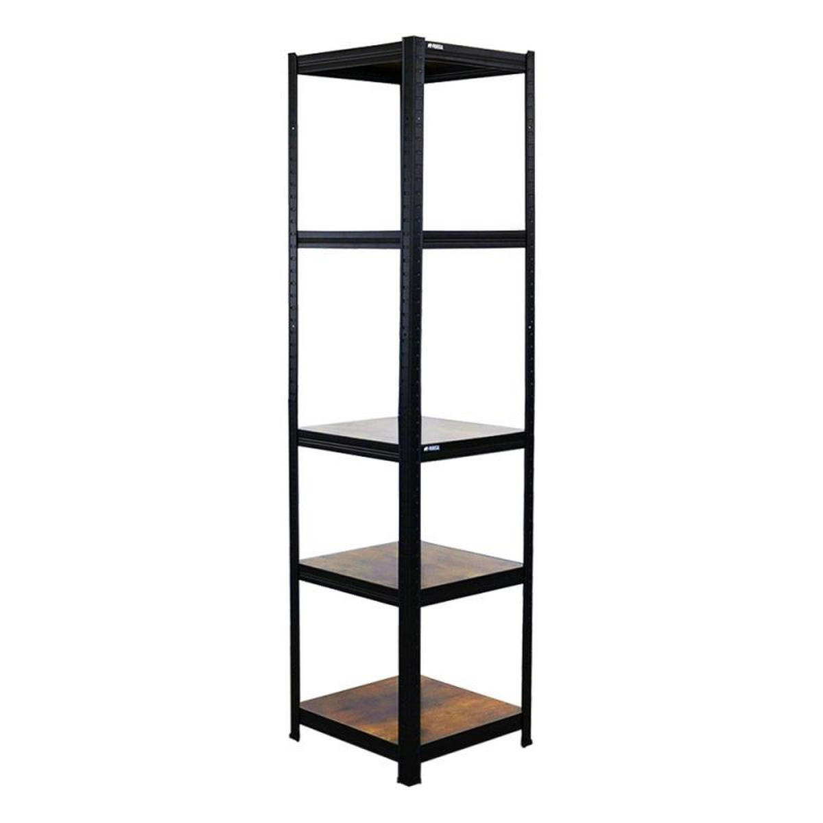 SCHWERLASTREGAL 2 Stück Vintage Series Ragnar 180x45x45cm Vintagebraun-Schwarz - Schwarz, Metall (90/180/45cm) - PROREGAL