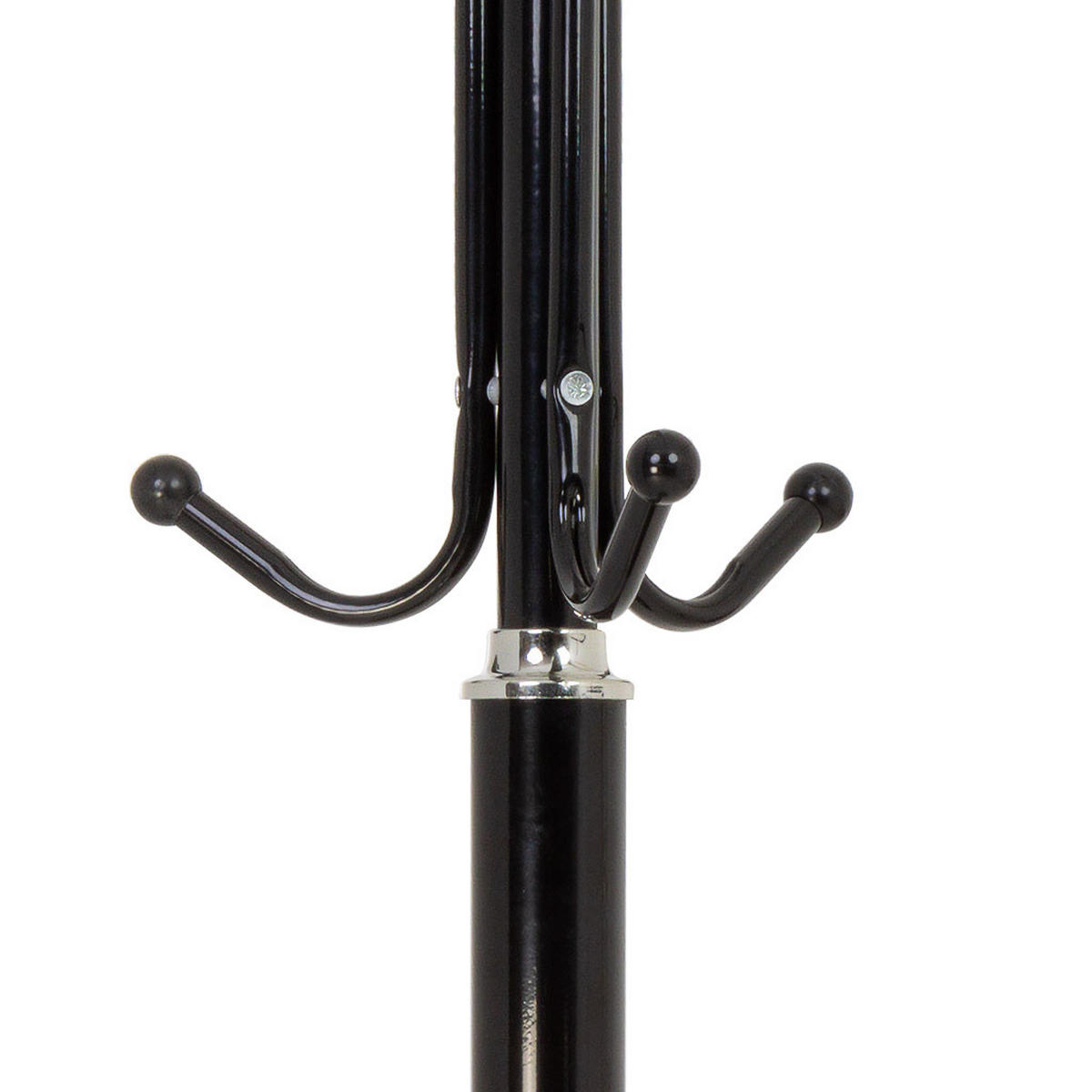 GARDEROBE aus metall - Schwarz, Metall (36/176/36cm) - Wanderlust