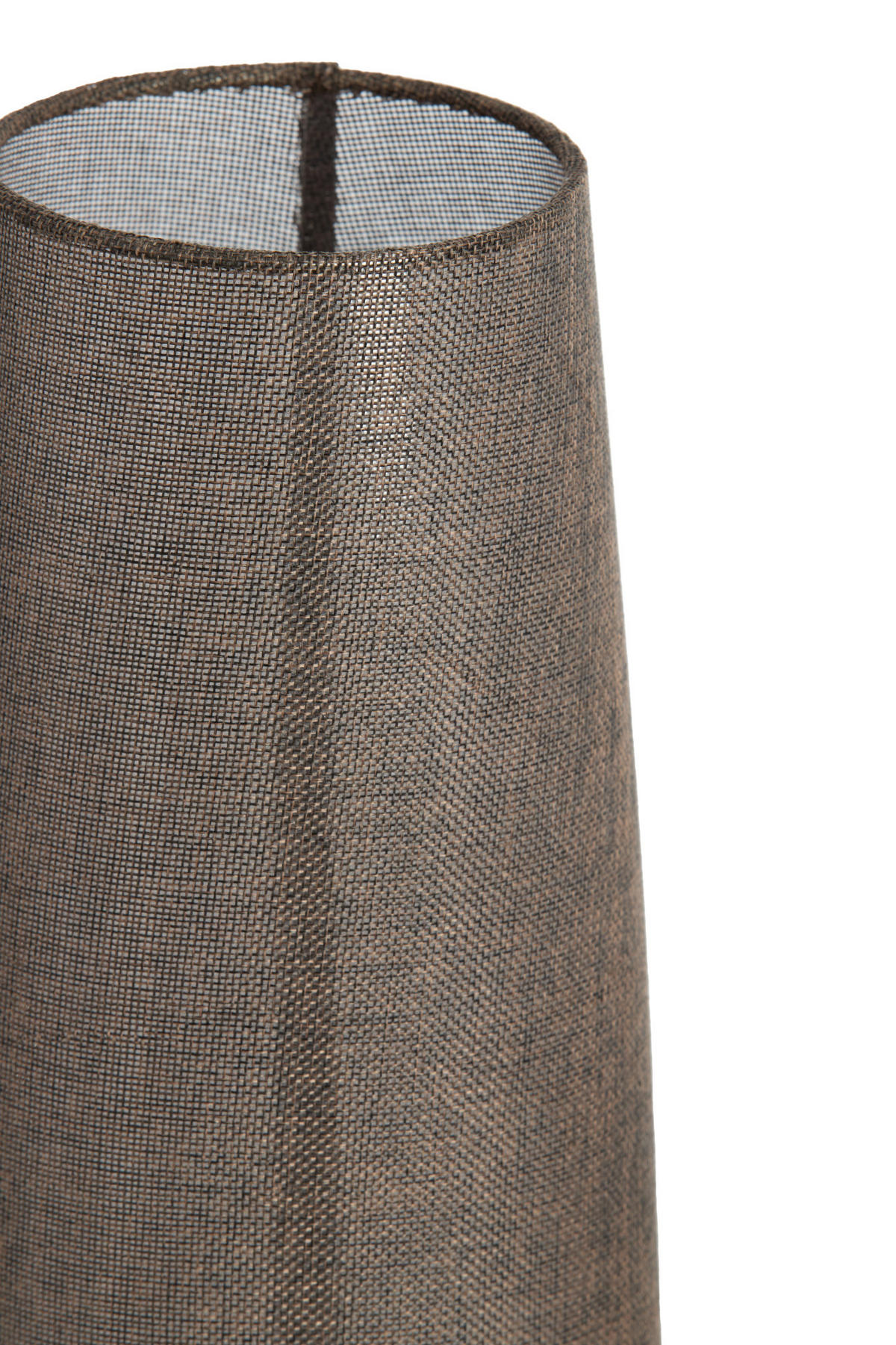 TISCHLAMPE Howie Braun Ø19/52,5 cm - Dunkelbraun, Metall (19/19/52.5cm) - Light & Living