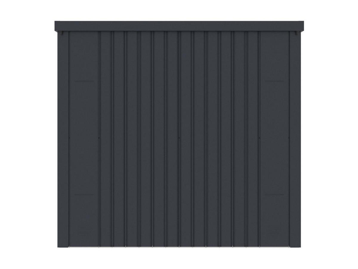 GERÄTESCHRANK Paul XL 197/94/181 cm Stahl verzinkt pulverbeschichtet abschließbar - Grau, Kunststoff (76/25/198cm) - Plats Outdoor solution
