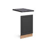 FRONTBLENDE Fame-Line Anthrazit-Gold 45 cm, AP Anthrazit - Anthrazit/Eiche Wotan, Holzwerkstoff (45/67.4/1.6cm) - Vicco
