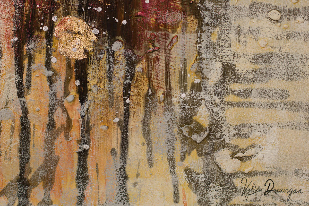 ACRYLBILD HANDGEMALT 80/120 cm - Pink, Holz/Textil (80/120cm) - KUNSTLOFT