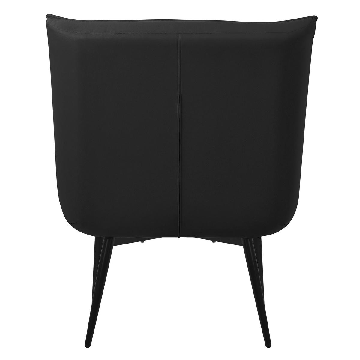 RELAXSESSEL Schwarz - Schwarz, Metall (97/100/79cm) - ML-DESIGN