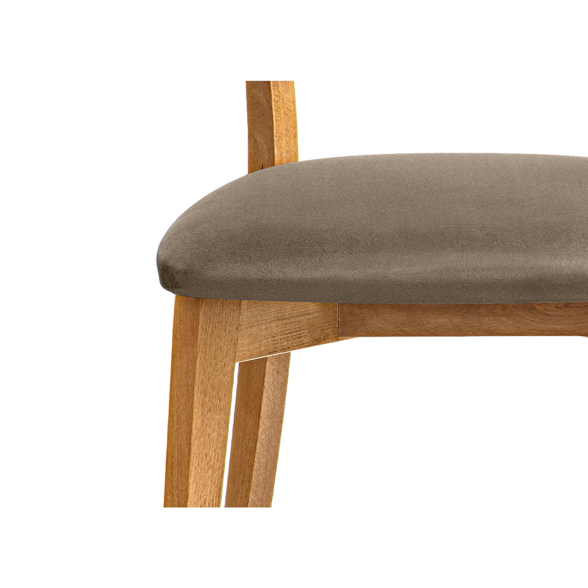 ESSZIMMERSTÜHLE LYCO (2er-Set), beige / Eiche hell - Eichefarben/Beige, Holz/Buchenholz (47/81/45cm) - KONSIMO®