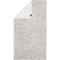 DUSCHTUCH CUTE CATS EDITION CATS 6264 PLATIN/WEISS - 76 - Grau, Textil (80/150cm) - Cawoe