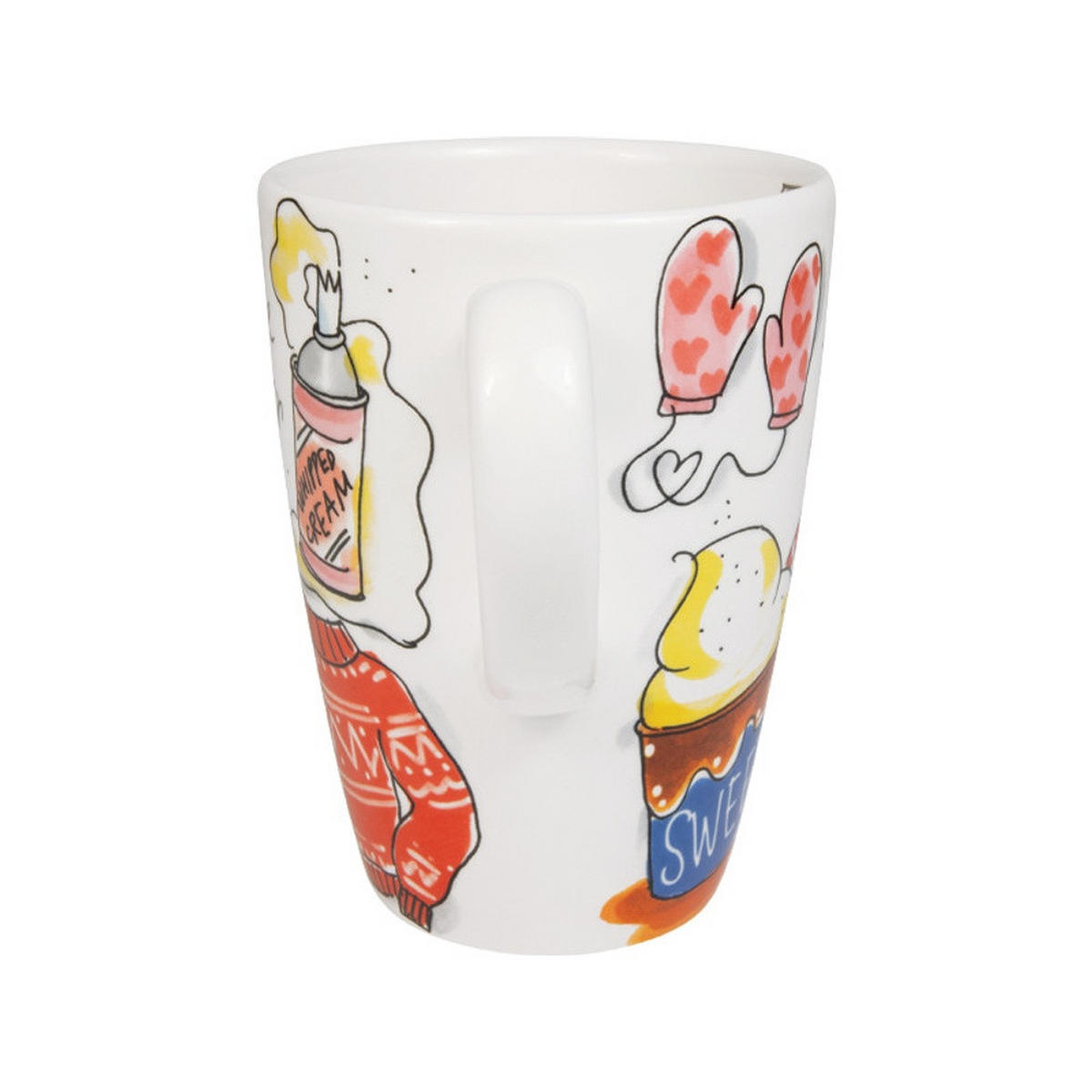 SET 2-tlg. Hot Chocolate Weather in Bunt - 0,5 L - Multicolor, Keramik (0.5L) - Blond Amsterdam