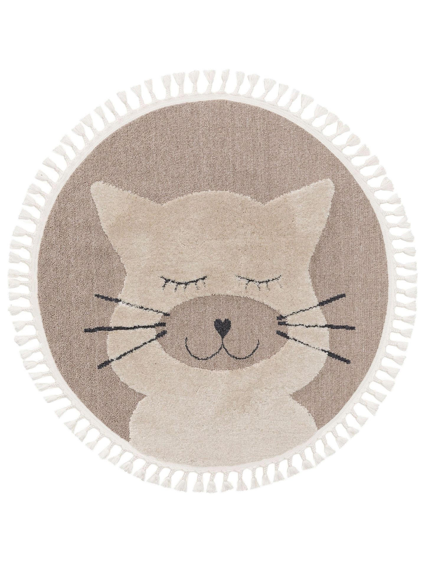 KINDERTEPPICH Kin - Beige, Textil (120/1cm) - KUNSTLOFT