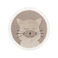 KINDERTEPPICH Kin - Beige, Textil (120/1cm) - KUNSTLOFT