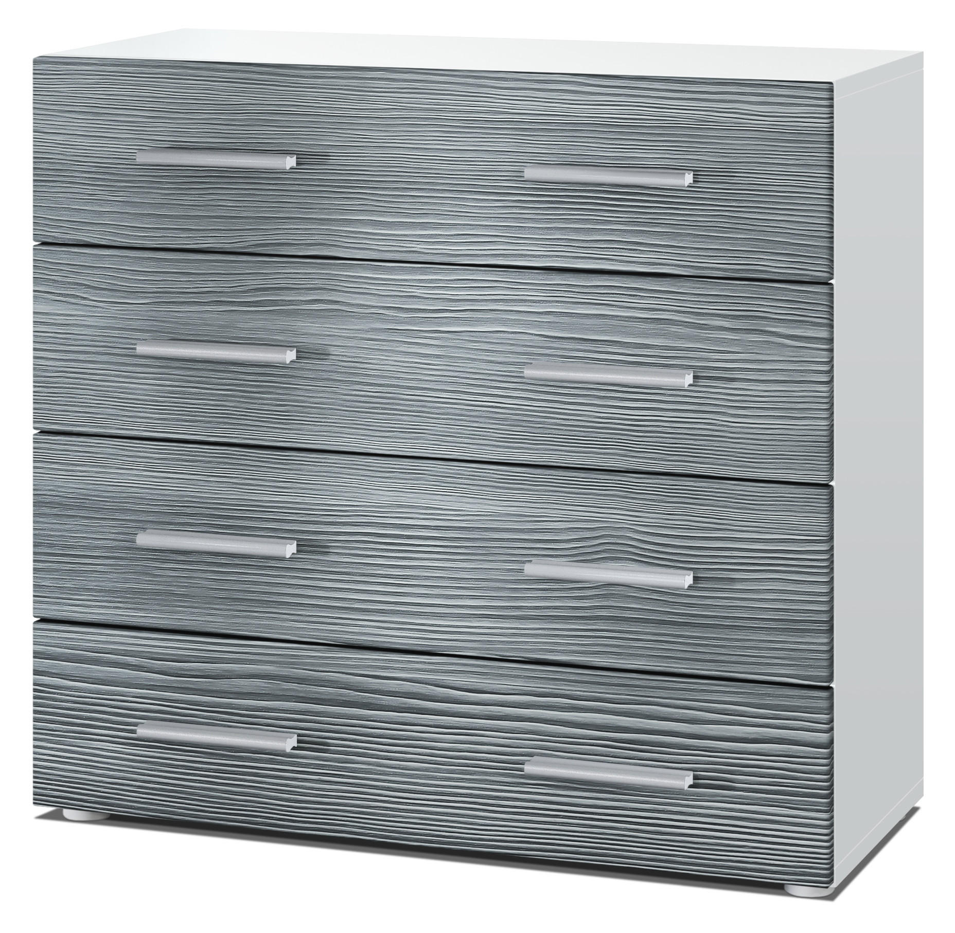 Vladon Kommode Anthrazit 76x72x35 cm