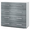 KOMMODE Pavos Avola-Anthrazit - Anthrazit, Holzwerkstoff (76/72/35cm) - Vladon