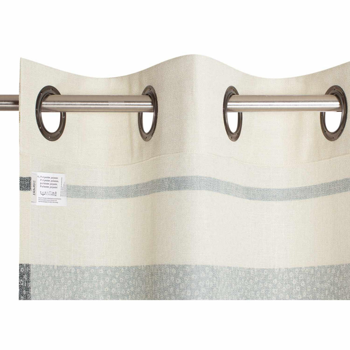 SCHLAUFENVORHANG CLAY halbtransparent - Naturfarben, Textil (140/0.5/250cm) - Esprit