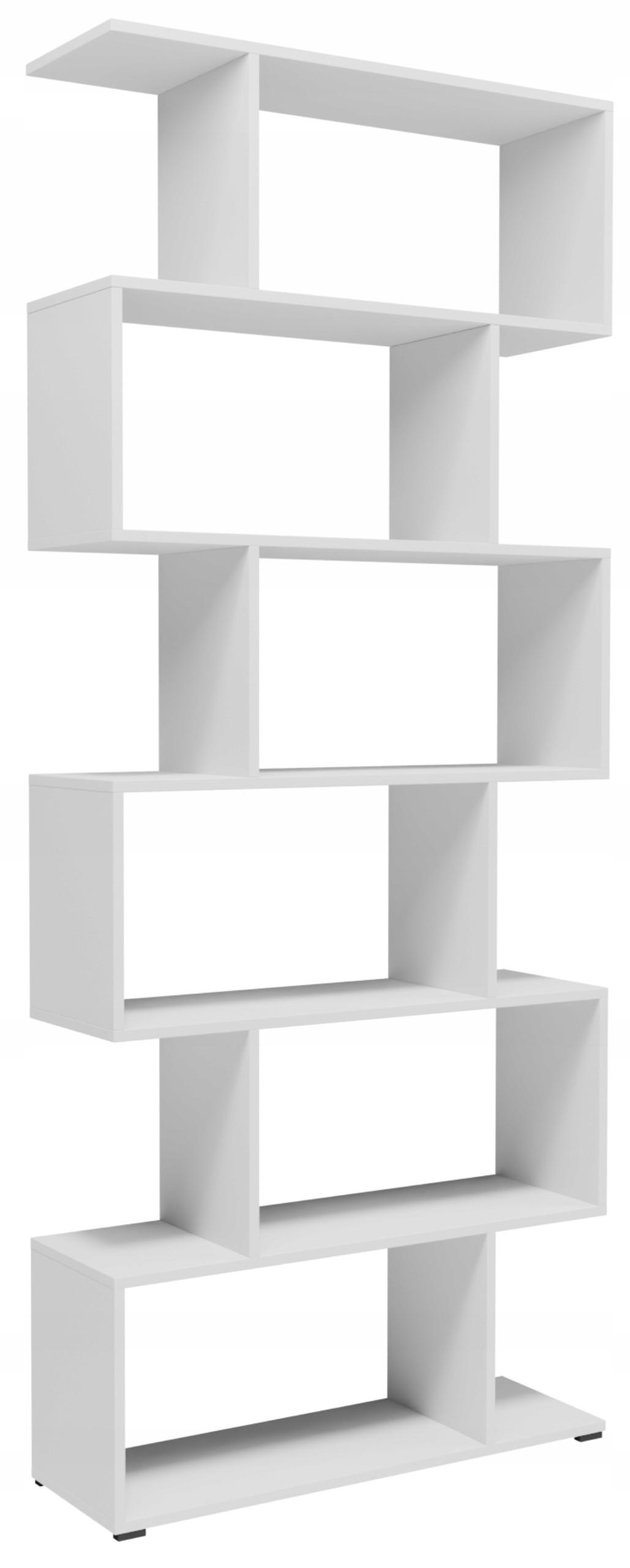 BÜCHERREGAL CR3-SLIM Weiß 80/25/190 cm - Weiß, Holzwerkstoff (80/190/25cm)