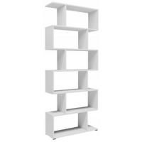 BÜCHERREGAL CR3-SLIM Weiß 80/25/190 cm - Weiß, Holzwerkstoff (80/190/25cm)
