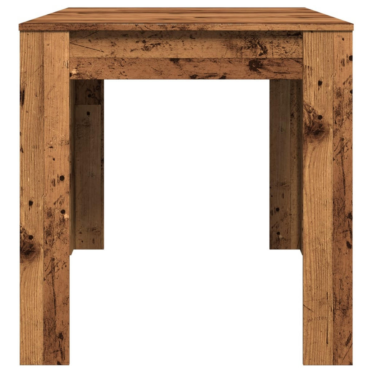 ESSTISCH Altholz-Optik 140/74,5/76 Cm Holzwerkstoff - Braun, Holzwerkstoff (140/74.5/76cm) - vidaXL