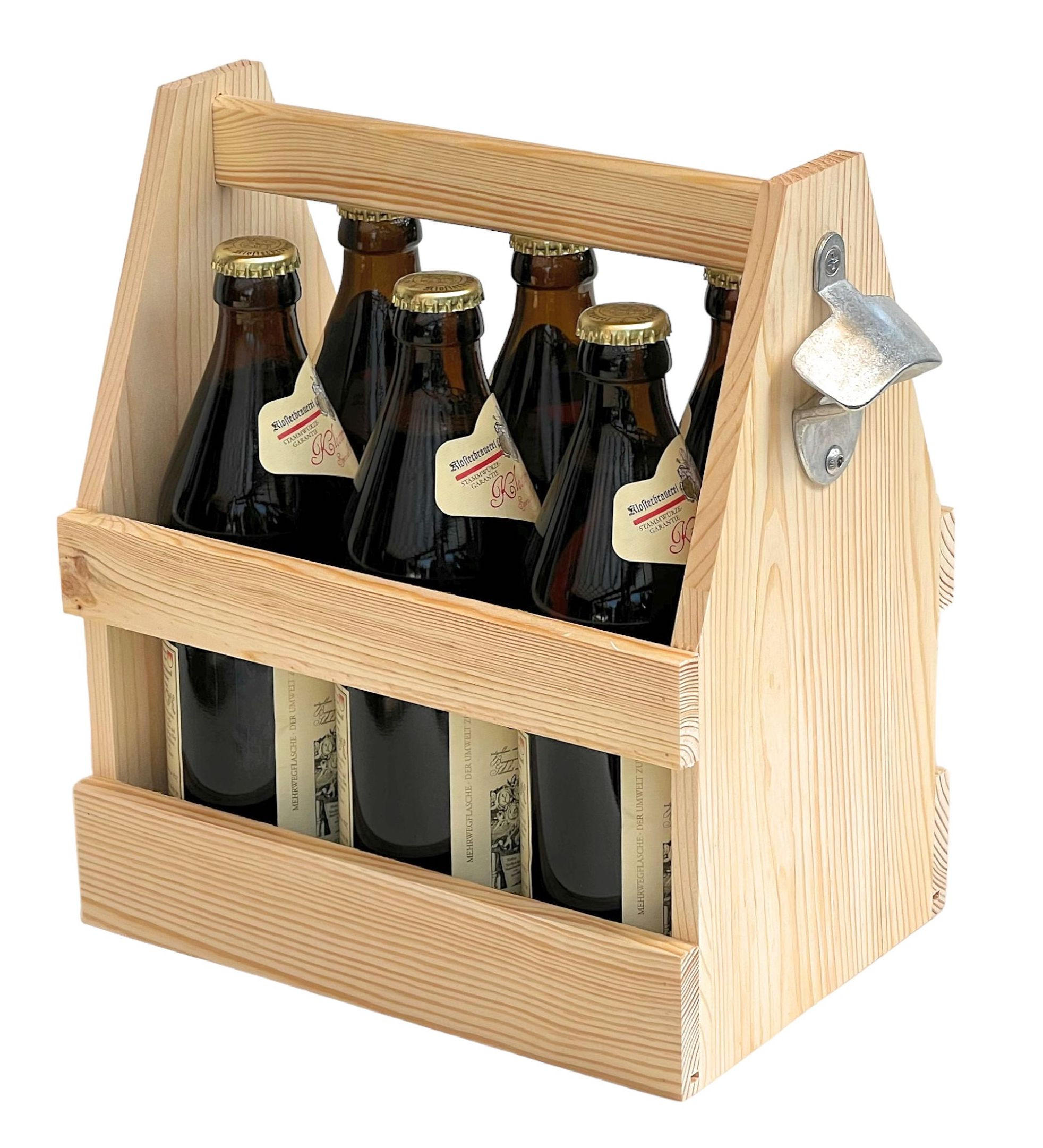 DanDiBo Flaschenträger Braun 22x23.5x14.5 cm