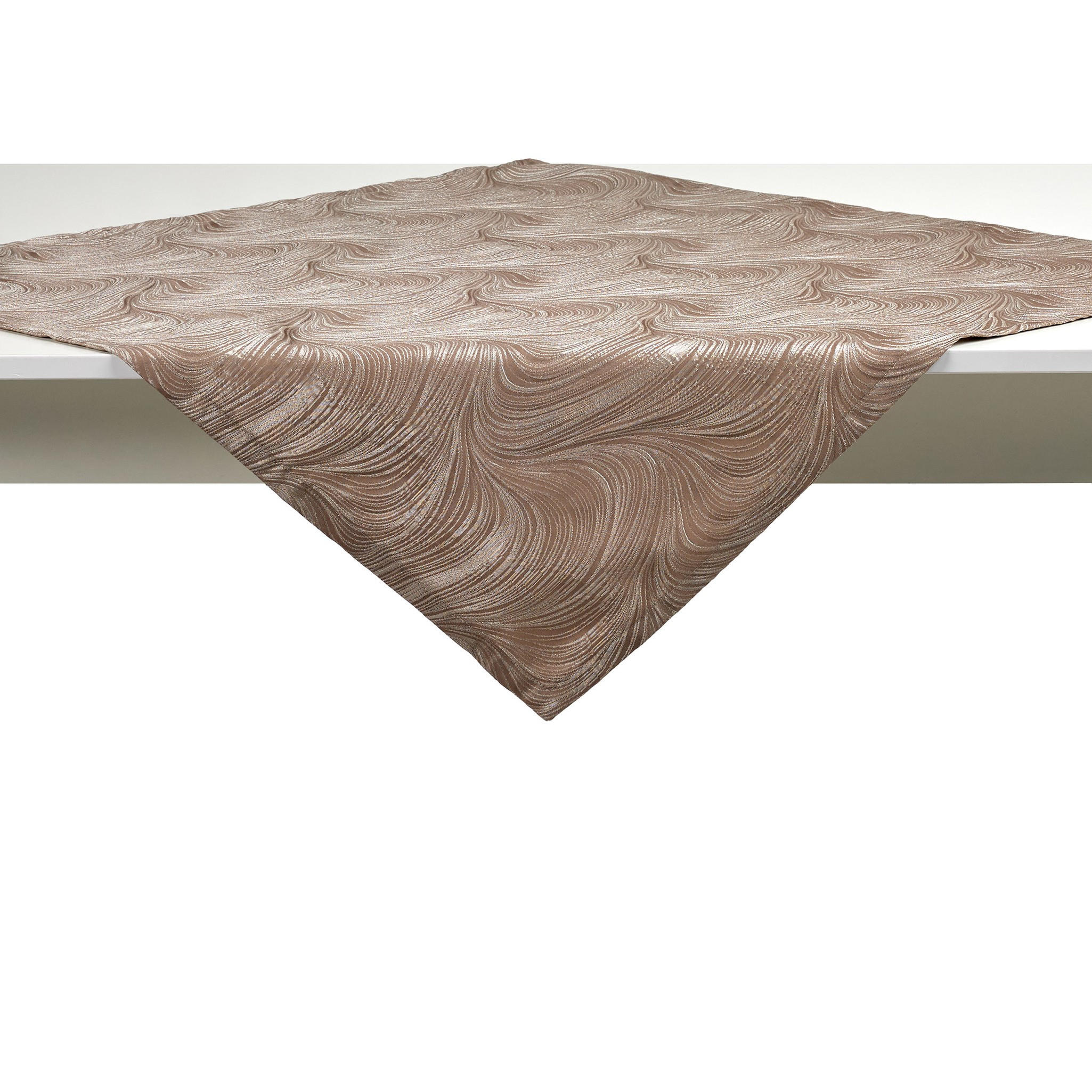 TISCHDECKE Floah - Beige, Textil (80/80/1cm) - home&you