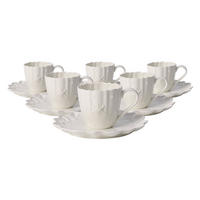 TASSEN MIT UNTERTASSEN Toy's Delight Royal Classic weiß 180 ml 6er Set - Weiß, Keramik (18.5/9.7/18.5cm) - Villeroy & Boch