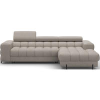 ECKSOFA Neviro R - Braun (Royal 20) - Braun, Holzwerkstoff (285/181cm) - Möblo