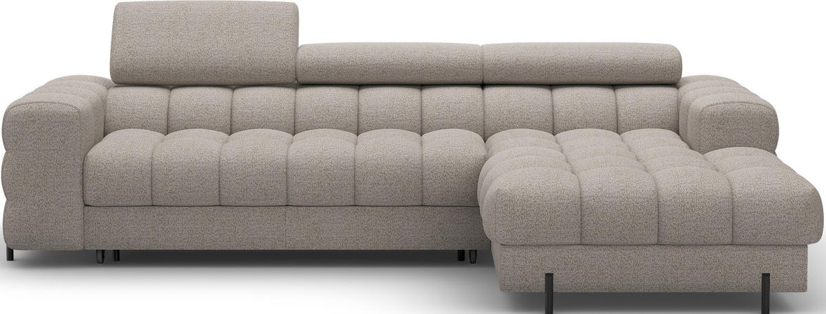 ECKSOFA Neviro R - Braun (Royal 20) - Braun, Holzwerkstoff (285/181cm) - Möblo