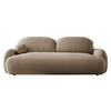 SCHLAFSOFA Mayo - Hellbraun/Schwarz, Holzwerkstoff/Kunststoff (256/85/115cm) - MIRJAN24
