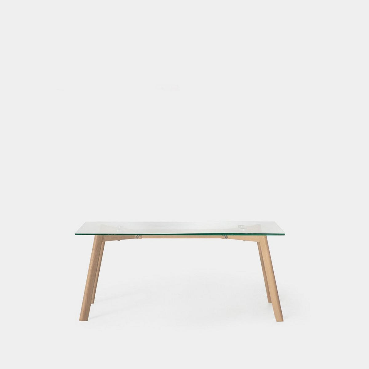 COUCHTISCH FESTER Eyre Durchsichtig 110 cm x 45 cm - Transparent, Glas (60/110/45cm) - Klast Home