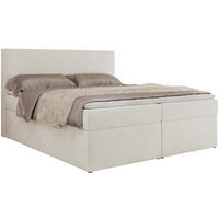 BOXBETT JAGUAR 200/200 - Creme Struktur - H4 - Ecru, Holz/Textil (200/200cm) - MKS
