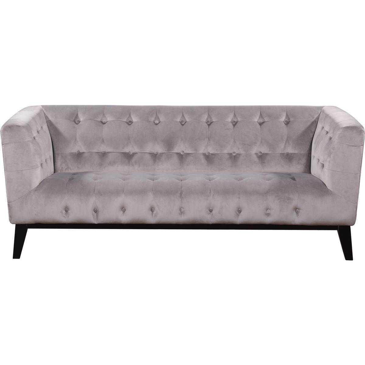 EINZELSOFA vanessa Hellgrau - Grau, Textil (82/75.5/189cm) - Habitat Garten