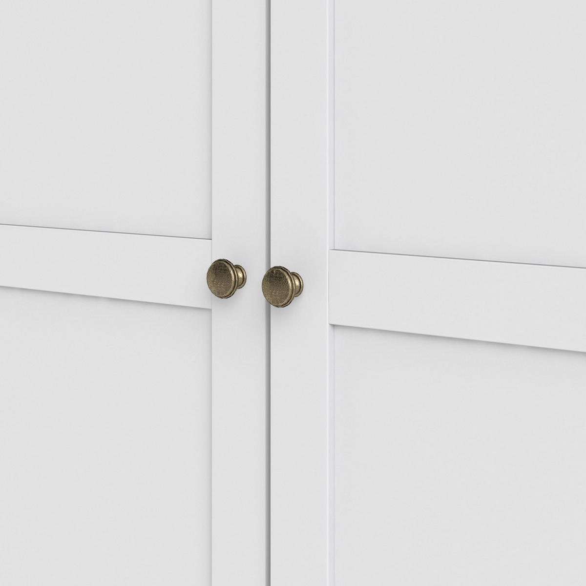 KLEIDERSCHRANK Weiß - Weiß, Holzwerkstoff (97/201/61cm) - ebuy24