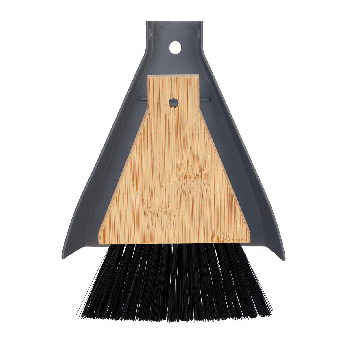 2XTISCHKEHRSET - Schwarz, Holz/Kunststoff (15/16.5/4cm) - Relaxdays