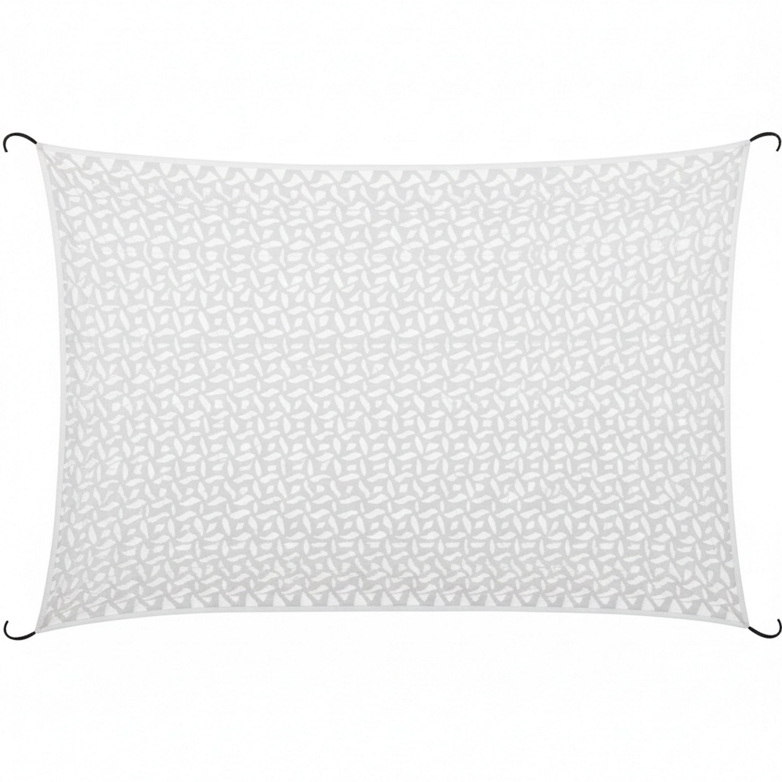 SONNENSEGEL REVERSIBLE 3 x 4m, weiß - Weiß, Textil (400/300cm) - Oviala