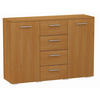 KOMMODE Helena 2D4S Erle 120/35/84,5 cm - Erlefarben, Holzwerkstoff (120/84.5/35cm) - Matkam Möbel