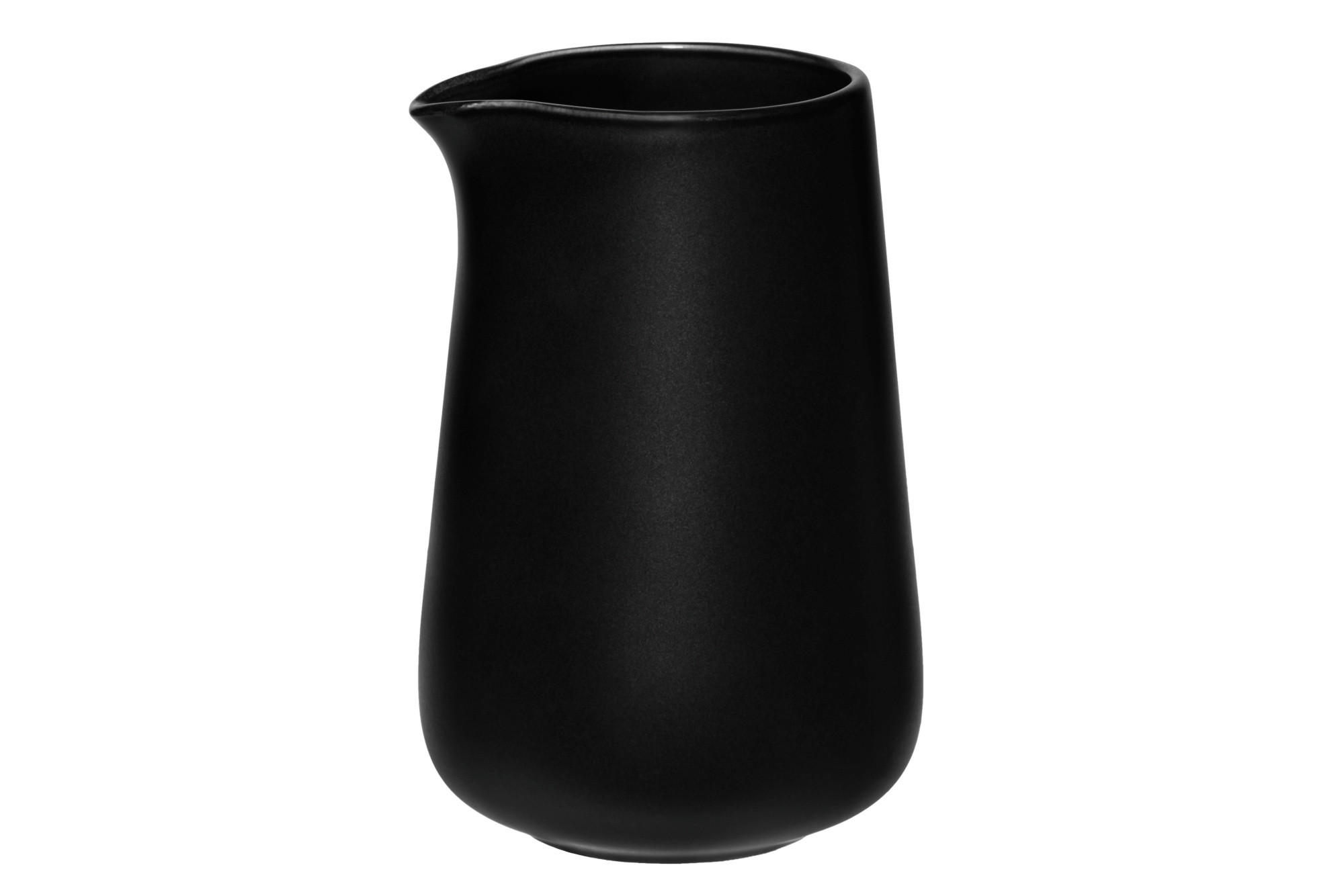 MILCHKÄNCHEN Porzellan 400 ml - Schwarz, Keramik (400L)