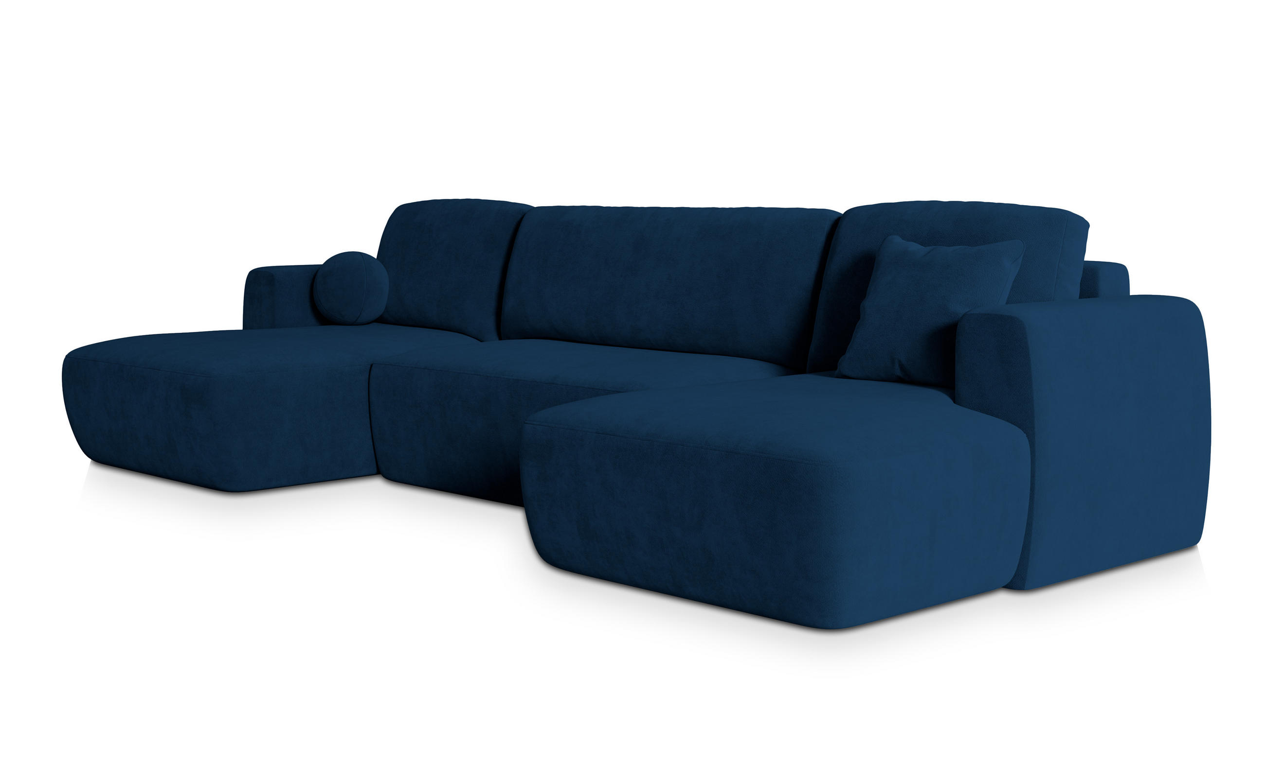 Masseno Wohnlandschaft Blau 330x90x148 cm