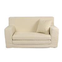 KINDERSOFA David – Stilvoller Komfort für das Kinderzimmer - In den Trendfarben - Beige, Textil (83/47/43cm) - Fortisline