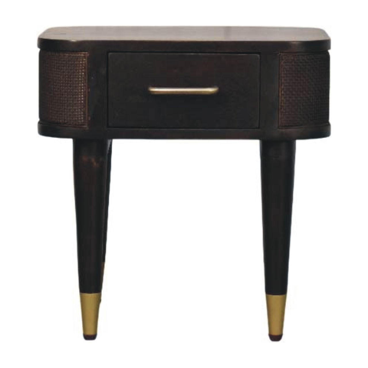 Artisan Furniture LAVIČKA v teplém kaštanovém provedení s otevřeným úložným prostorem